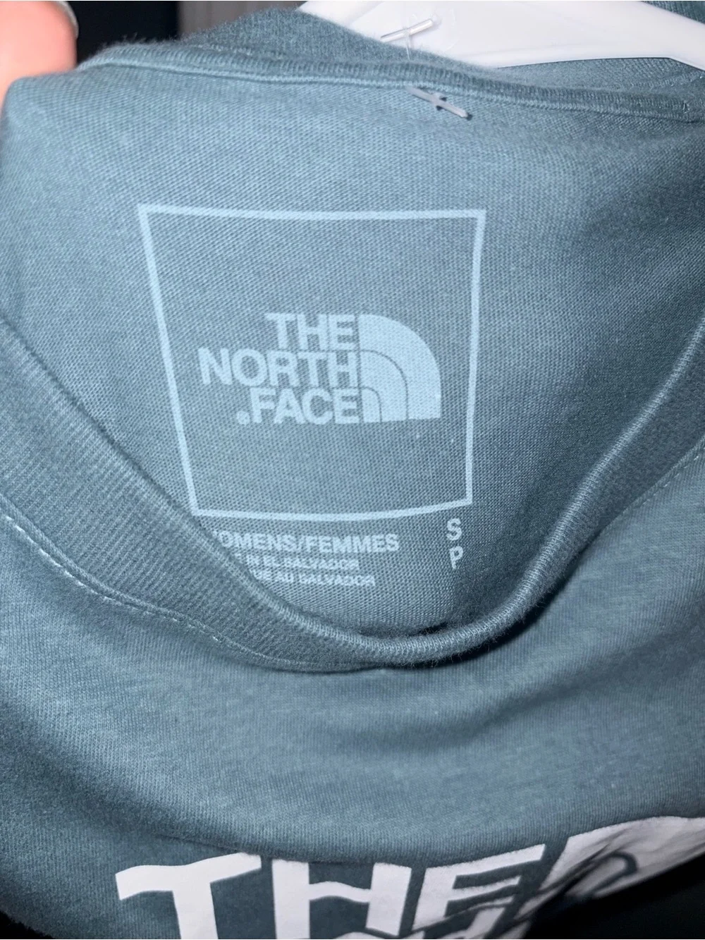 The North Face Dusty Teal Relaxed Fit Logo Tee